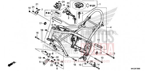 CARROSSERIE DE CHASSIS CMX500AH de 2017